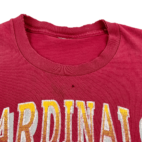 Vintage 90s Arizona Cardinals Chopped T-Shirt LARGE