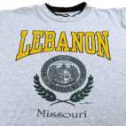Vintage 90s Lebanon Missouri Double Collar T-Shirt LARGE