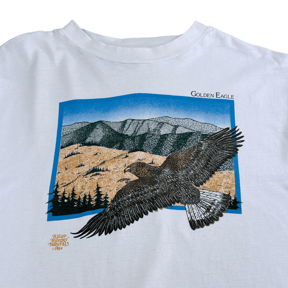 Vintage 80s Golden Eagle Long Sleeve T-Shirt MEDIUM