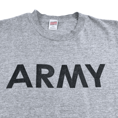 Vintage 90s ARMY Spell Out T-Shirt MEDIUM