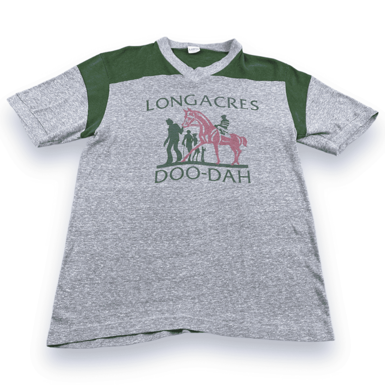 Vintage 70s Longacres Doo-Dah Horse Racing Track T-Shirt MEDIUM