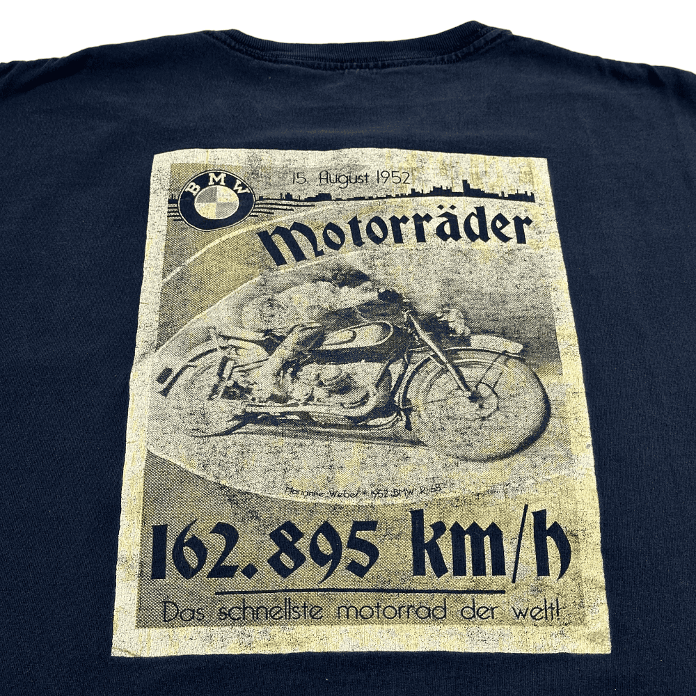 Vintage BMW Motorcycles Germany T-Shirt LARGE