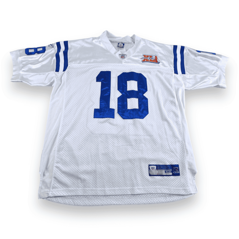 Peyton Manning Super Bowl XLI Football Jersey Adult Size 50