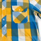 Carbon Checker Plaid Long Sleeve Shirt MEDIUM