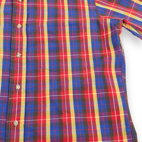 Vintage Chaps Ralph Lauren Shirt Plaid 80s Long Sleeve Adult MEDIUM
