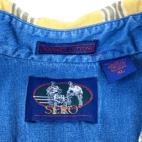 Vintage Sero Shirtmakers Shirt 90s Yellow Plaid Adult XL