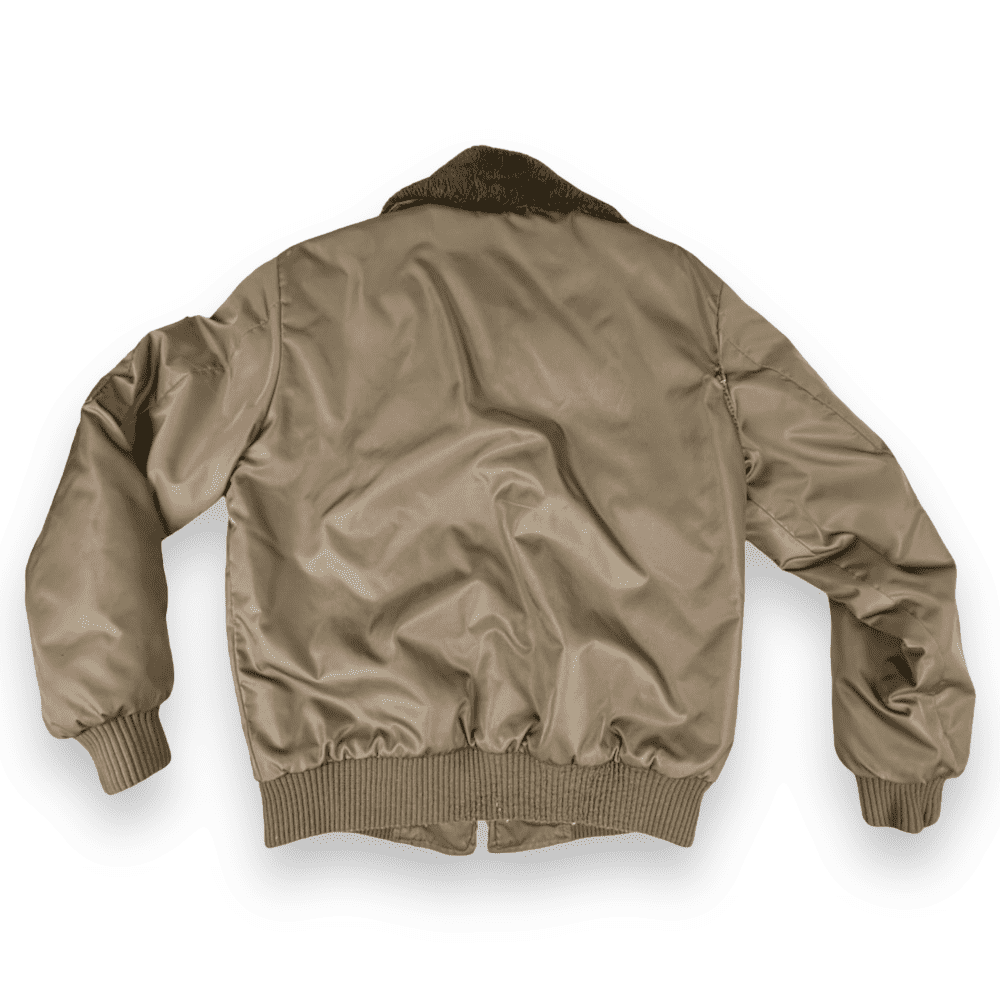 Vintage Sears Shearling Bomber Jacket 80s