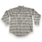 Vintage Plaid Dress Shirt 80s Arrow Tournament Long Sleeve Adult MEDIUM