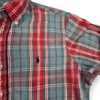 Ralph Lauren Shirt Plaid Flannel Pony Logo Adult LARGE