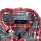 Ralph Lauren Shirt Plaid Flannel Pony Logo Adult LARGE