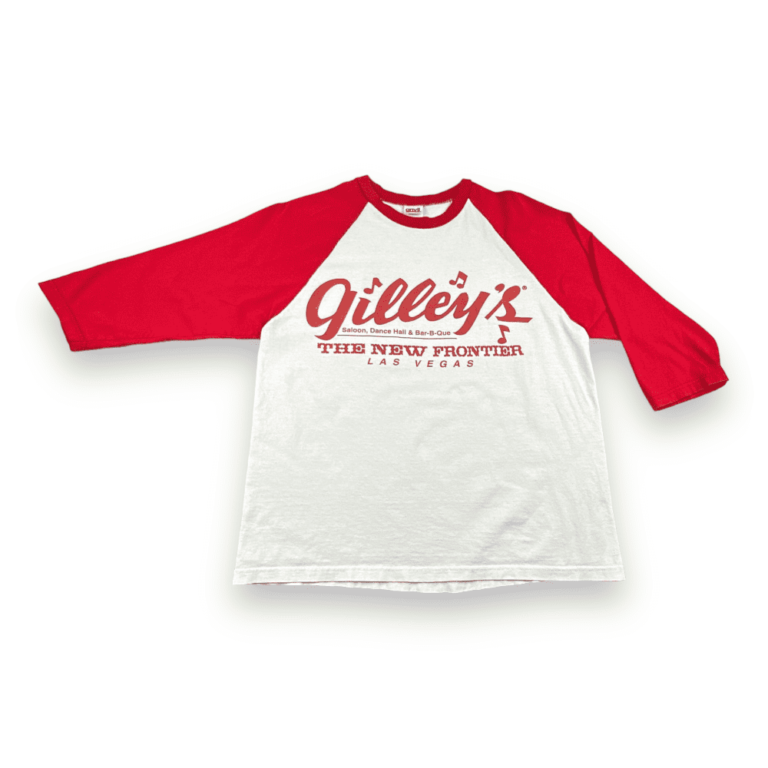 Vintage Gilleys Saloon Shirt 90s Las Vegas Raglan Adult MEDIUM