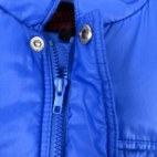 Vintage Upstream Racing Division Jacket 80s Blue Puffer Adult LARGE