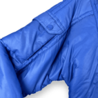 Vintage Upstream Racing Division Jacket 80s Blue Puffer Adult LARGE