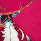 Vintage Feather Necklace Shirt 90s Pink Native American Adult LARGE