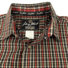 Wrangler Shirt George Strait Collection Brown Plaid Adult EXTRA LARGE