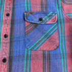 Vintage Five Brother Shirt 90s Striped Long Sleeve Shacket Adult EXTRA LARGE TALL