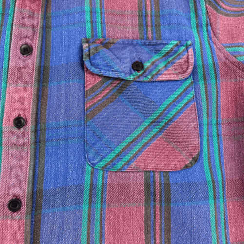 Vintage Five Brother Shirt 90s Striped Long Sleeve Shacket Adult EXTRA LARGE TALL