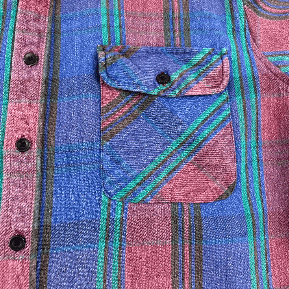 Vintage Five Brother Shirt 90s Striped Long Sleeve Shacket Adult EXTRA LARGE TALL-2 Vintage Five Brother Shirt 90s Striped Long Sleeve Shacket Adult EXTRA LARGE TALL