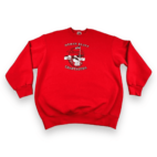 Vintage Veterans Memorial Sweater Red Sweatshirt Y2K Adult LARGE