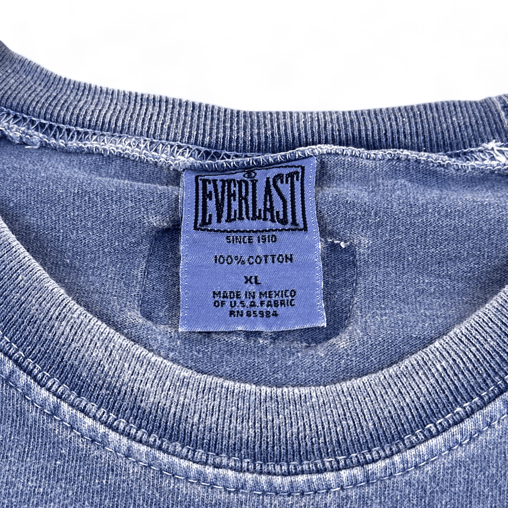Vintage Everlast Shirt 90s Blue Sleeveless Adult EXTRA LARGE