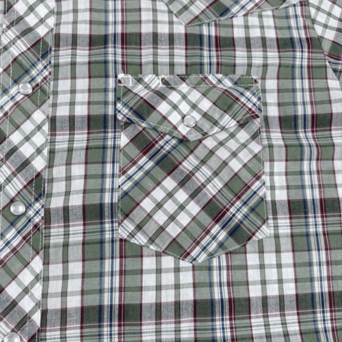 Rustler Western Shirt Plaid Extra Long Tails Adult EXTRA LARGE