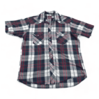 Vintage Wrangler Western Shirt 80s Plaid Pearl Snap Adult LARGE