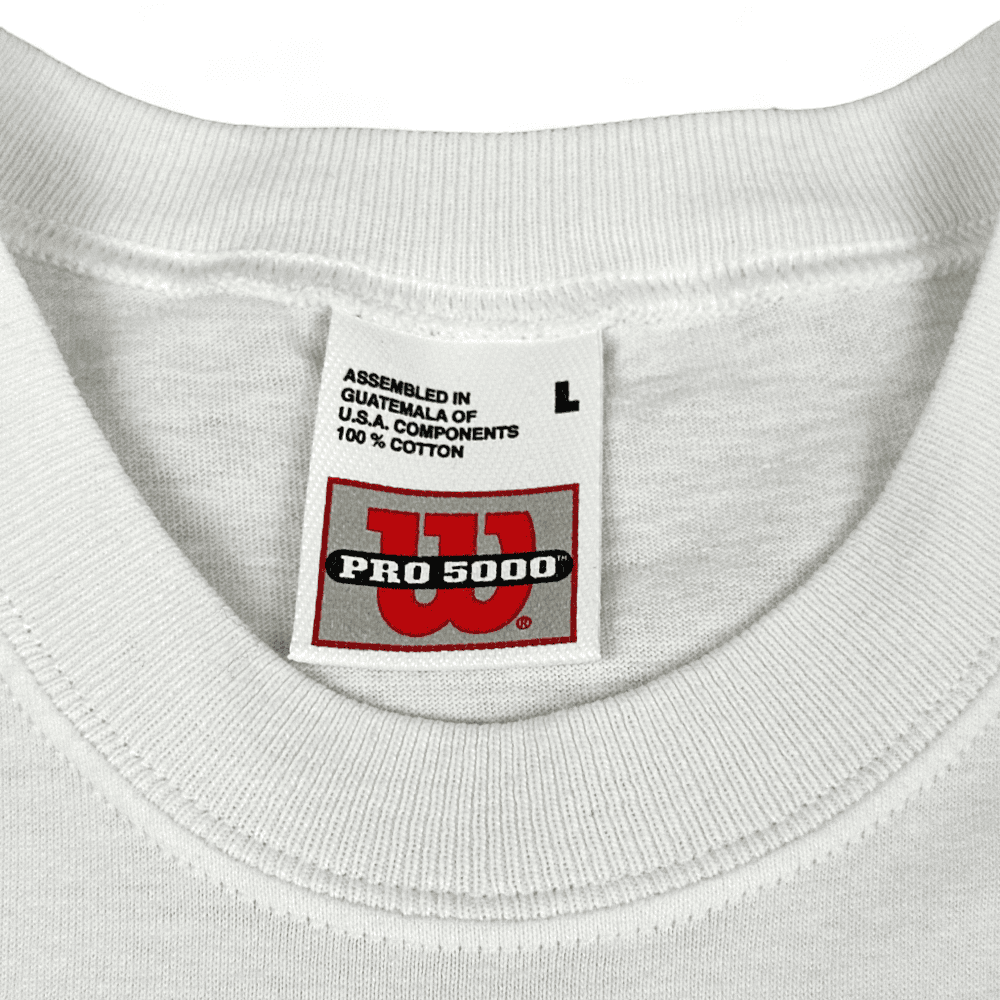 Vintage Wilson Shirt 90s Pro 5000 Tank Top White Adult LARGE-3 Vintage Wilson Shirt 90s Pro 5000 Tank Top White Adult LARGE