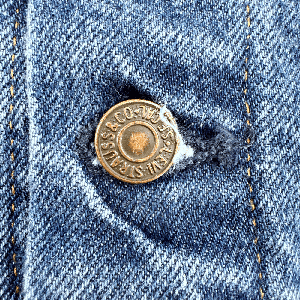 Vintage Levis Jean Jacket 80s Blue Dark Wash Type 3 Trucker Denim Adult LARGE-5 Vintage Levis Jean Jacket 80s Blue Dark Wash Type 3 Trucker Denim Adult LARGE