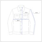 Vintage Levis Jean Jacket 80s Blue Dark Wash Type 3 Trucker Denim Adult LARGE