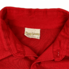 Vintage Mechanic Polo Shirt 70s Red King Louie Tire Shop Adult SMALL