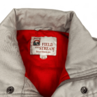 Vintage Field and Stream Jacket 80s Beige Hunting Coat Adult EXTRA LARGE TALL