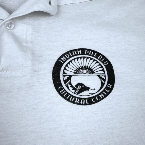 Vintage Indian Pueblo Cultural Center Polo Shirt 90s White Adult LARGE
