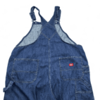 Dickies Overalls Blue Denim Jeans Bib Mens EXTRA LARGE 42x30