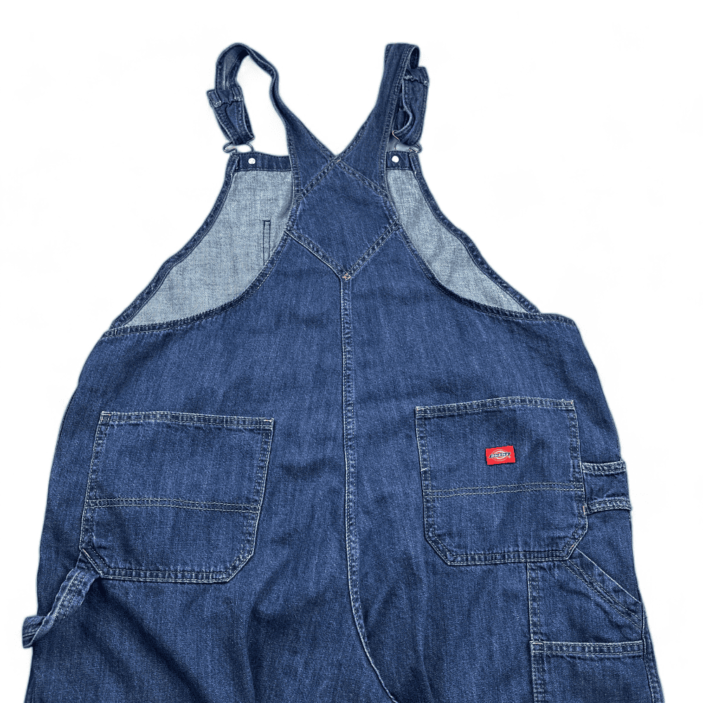 Dickies Overalls Blue Denim Jeans Bib Mens EXTRA LARGE 42x30-5 Dickies Overalls Blue Denim Jeans Bib Mens EXTRA LARGE 42x30