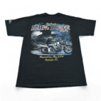 Vintage Motorcycle Shirt 2004 Rolling Thunder Rally Black Adult LARGE