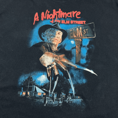 Nightmare On Elm Street Shirt Modern Black  Freddy Krueger Adult EXTRA LARGE