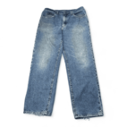 Vintage Lee Jeans Mens 36x31 Blue Medium Wash Denim Straight Leg Distressed 90s