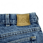 Vintage Lee Jeans Mens 36x31 Blue Medium Wash Denim Straight Leg Distressed 90s