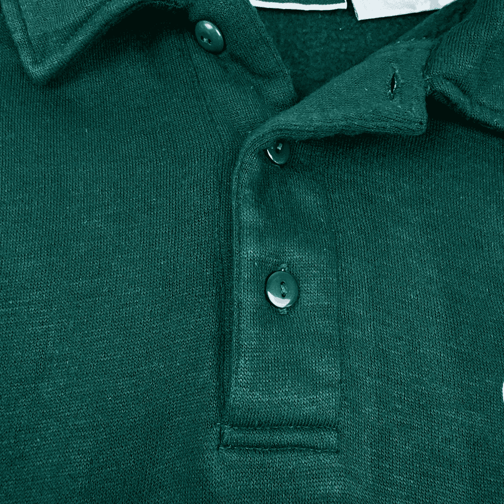 Vintage Dunlop Sweater 90s Color Block Polo Sweatshirt Adult MEDIUM-6 Vintage Dunlop Sweater 90s Color Block Polo Sweatshirt Adult MEDIUM