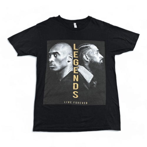 Kobe Bryant Shirt Legends Live Forever Nipsey Hussle Adult MEDIUM