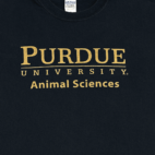 Vintage Purdue Shirt 90s Black Animal Sciences University Adult EXTRA LARGE