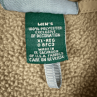 Vintage LL Bean Sweater Adult EXTRA LARGE Brown Fleece Pullover Polartec Y2K