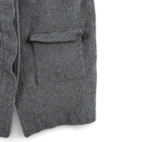 Eddie Bauer Wool Coat Gray Trench Hooded Womens MEDIUM