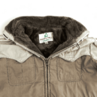 Vintage Pacific Trail Jacket 80s Western Parka Hooded Faux Fur Lined Adult MEDIUM