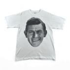 Vintage Andy Griffith Shirt 90s Portrait White Adult LARGE