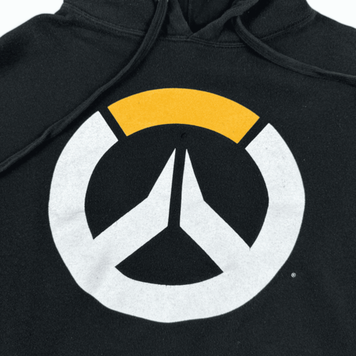 Overwatch Sweater Black Hoodie Pullover Adult MEDIUM