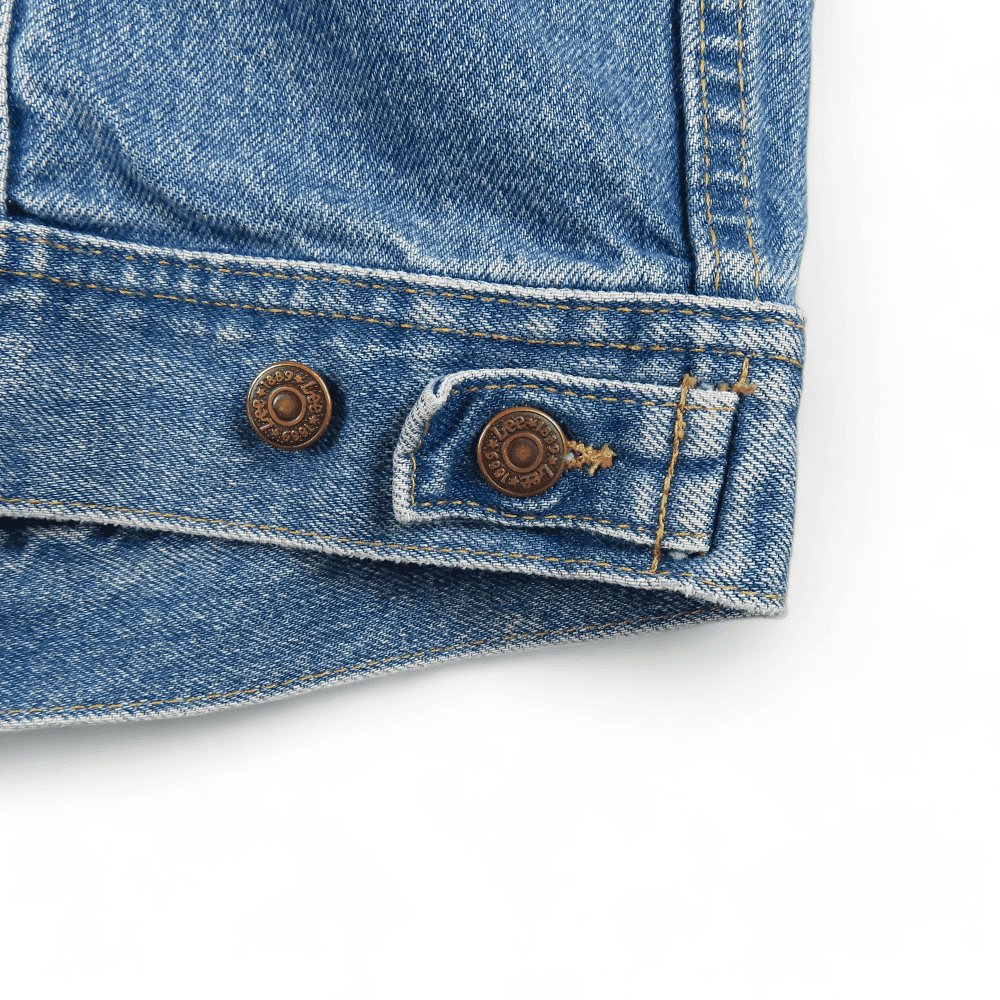 Vintage Lee Jean Jacket 90s Denim Blue Medium Wash Adult LARGE-10 Vintage Lee Jean Jacket 90s Denim Blue Medium Wash Adult LARGE