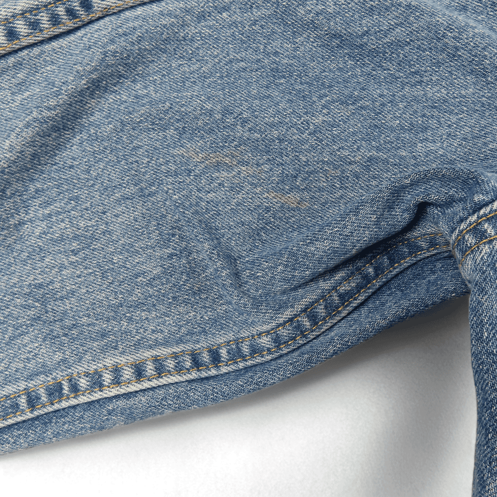 Vintage Lee Jean Jacket 90s Denim Blue Medium Wash Adult LARGE-9 Vintage Lee Jean Jacket 90s Denim Blue Medium Wash Adult LARGE