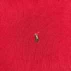 Ralph Lauren Sweater Red Estate Rib Quarter Zip Pullover Adult EXTRA LARGE