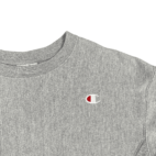 Champion Reverse Weave Sweater Gray Sweatshirt Pullover Womens SMALL